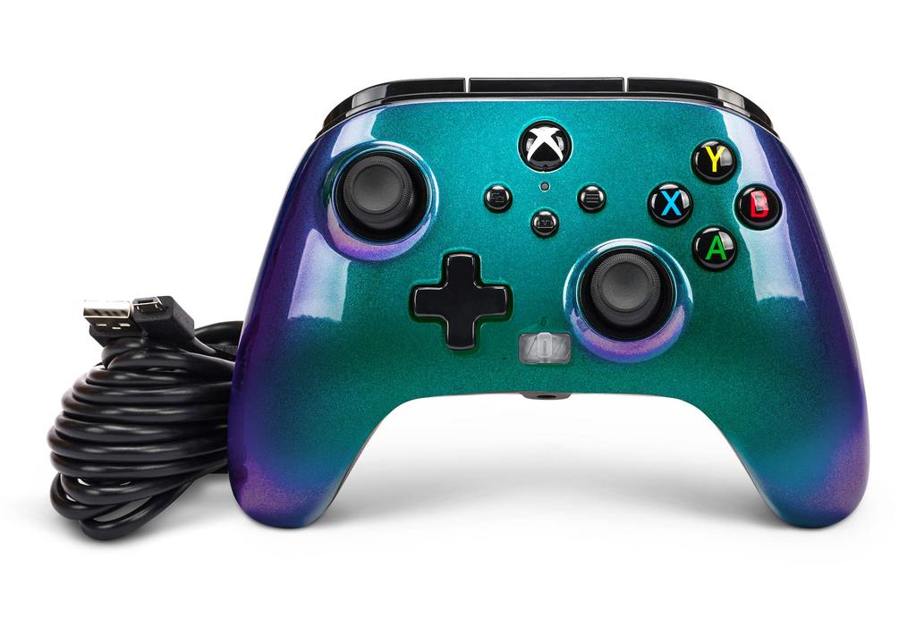 Год PowerA Enhanced Wired Controller Aurora Функция двойной вибрации для Xbox Series Xbox One PC Windows [2 Гарантия] XS 10/11 (Официально лицензировано)
