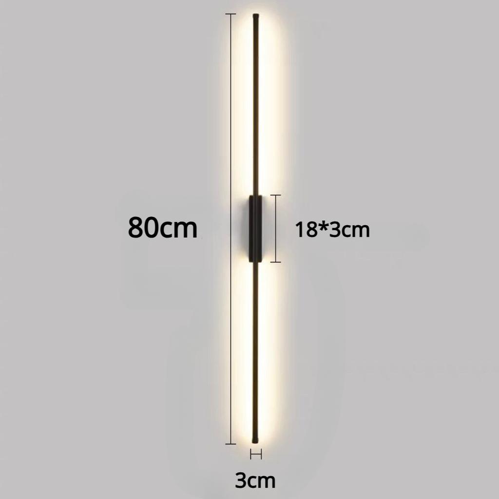 LED Bedroom Bedside Lamp Modern LED Strip Lamp Living Room TV Background Wall Lamp Aisle Lamp