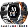 20mm 22mm Magnetic Braided Nylon Strap for Samsung Galaxy Watch 6 5 4 Active 2 40mm 44mm S3 Amazfit Bip HUAWEI Watch GT 4 46mm Honor Bracelet