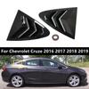 Для Chevrolet Cruze 2016 2017 - Пластик ABS Заднее окно Четверть Жалюзи Накладка Вентиляционное отверстие сбоку Отделка Автомобильные клейкие аксессуары
