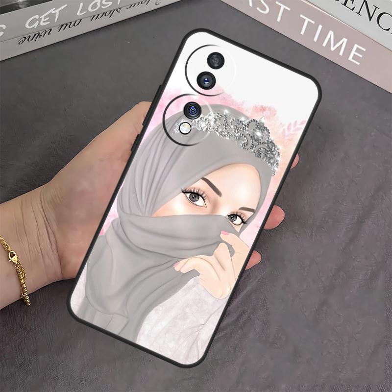 Исламский Мусульманский Хиджаби Девочки Чехол Для Honor Magic 6 Pro 5 Lite 10 50 70 90 Honor X8b X9b X7 X8 X9 X6a X7a X8a X9a Чехол