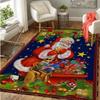 Merry Christmas Carpets 3D Large Floor Mats for Living Room Bedroom Decor Carpet Soft Kids Room Play Area Rug