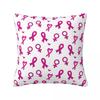 Breast Cancer Warrior Pillowcase Polyester Cushion Cover Decorative Throw Pillow Case Cover Home Dropshipping 4040cm