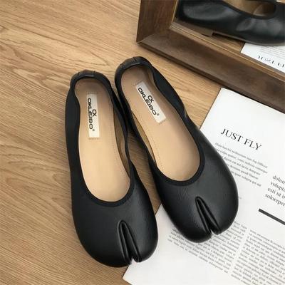 Ретро литературная кожаная женская мягкая кожаная повседневная обувь