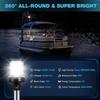 12-24V DC LED Anchor Light Aluminum Zinc Zinc Alloy Rod Boat Yacht Light  Yacht Equipment