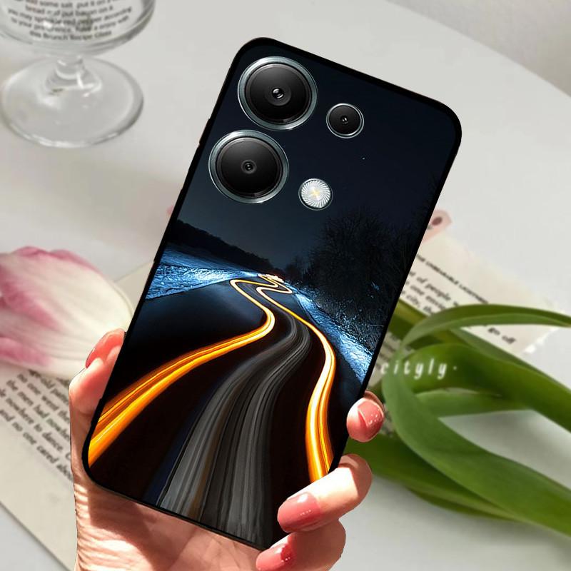 Для Xiaomi Poco M6 Pro 4G Чехол PocoM6 Pro Ударопрочный Мягкий ТПУ Силиконовый Чехол для Телефона Для Poco M6 Pro 4G Funda Capa Мультяшный Корпус