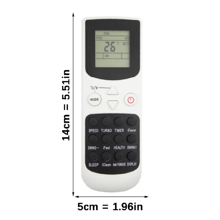 Universal Air Conditioner Remote Control Replacement for YKR-Q/002E Air Conditioning LCD Remote Controller Accessories