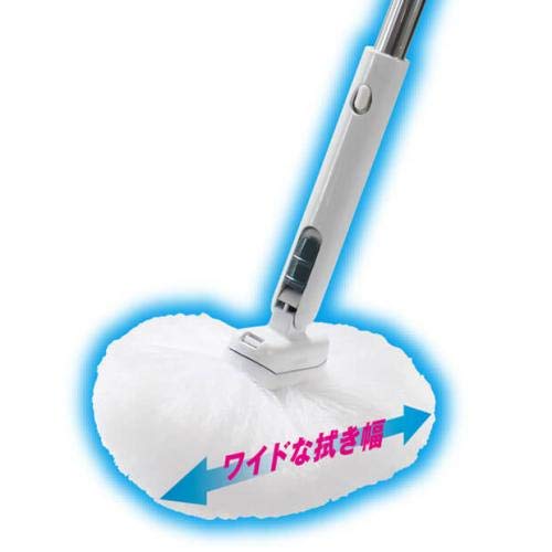 Azuma Bath Brush Spare, Fluffy Bath Key Lace Pair, Approx. 20 X 14 X 9 Cm, White. Makes Bath Cleaning Faster and Easier! Clean Your Entire Bath with J