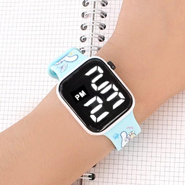 Sanrio Cinnamoroll светодиодные цифровые часы силиконовый браслет Mi Band электронные часы подарок на день рождения