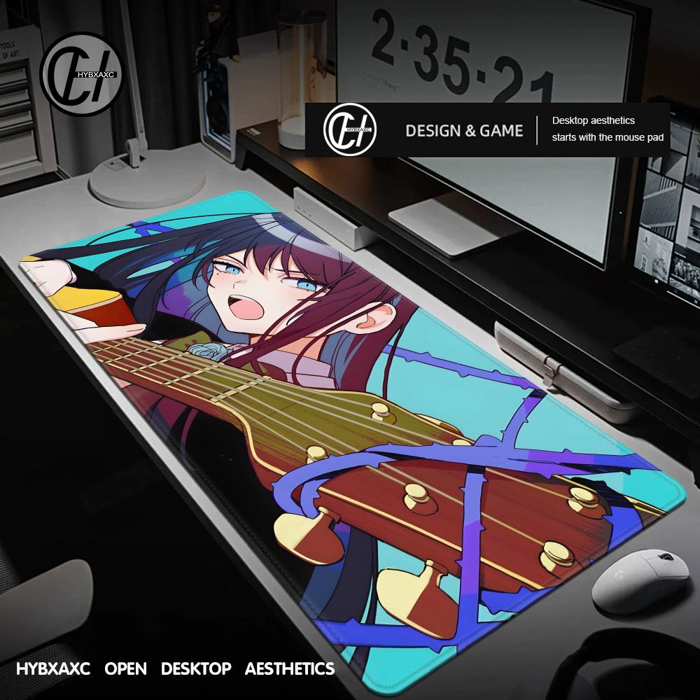 A_ado 1000x500 Rubber Lock Edge Mouse Pad 3mm Super Big Computer Desk Mat Offices Accessories Virtual Idol Kawii Keyboard Pad