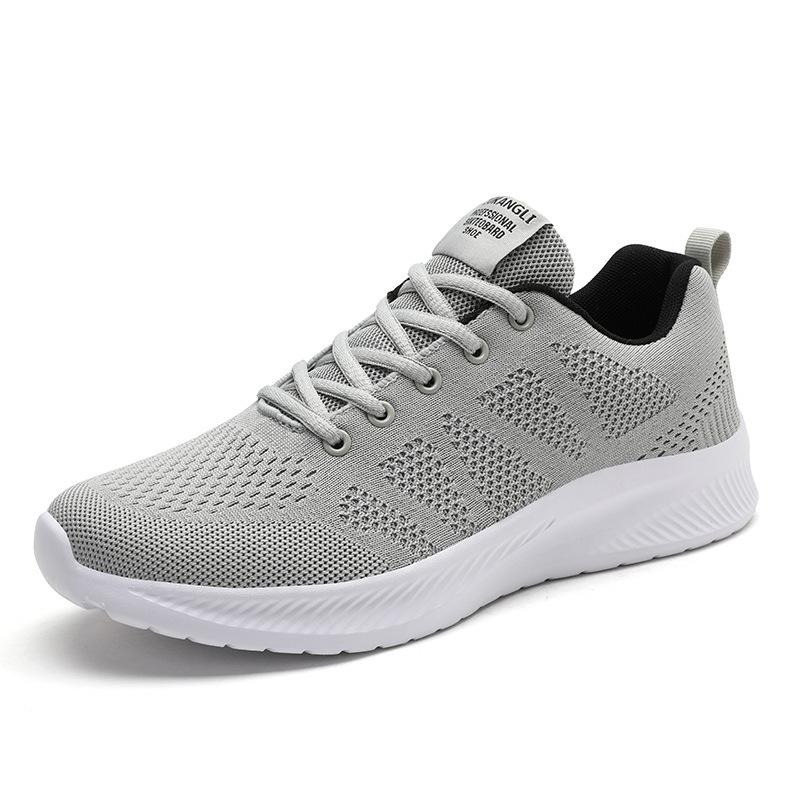 Summer new men's running shoes breathable soft sole lightweight shock-absorbing sports shoes couple shoes spot others none