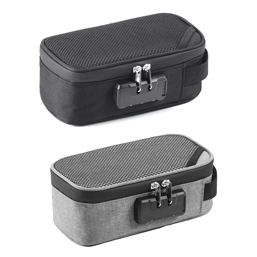 Combination Lock Big Odor Proof Pouch Portable Odorless Storage Case Premium Pipe Organizer Travel