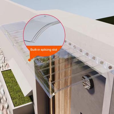 Невидимый тент для входной двери Защита от дождя и снега, солнца, навес для окна, патио, веранда, балкон, карниз, кровля, навес для защиты от дождя