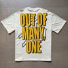 New Meichao Godspeed Skull Rock Band Crew Neck Wash Black Short Sleeve T-Shirt Couple Same Style