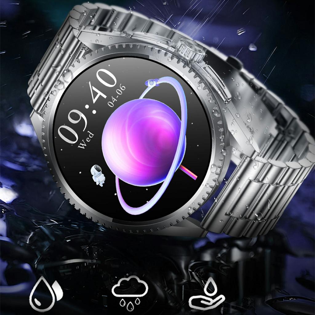 Умные часы CF52 с поддержкой Bluetooth-звонков, фитнес-трекер, монитор здоровья, смарт-часы, стальной ремешок