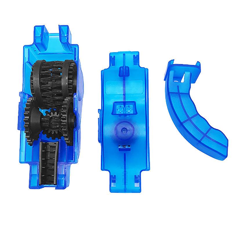 Набор для чистки цепи горного велосипеда: Ящик для цепи, большая щетка для обслуживания и чистки велосипедных цепей.