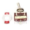 5Pcs On ON SPDT Toggle Switch 12mm 3 Pin 2 Position 15A 250V