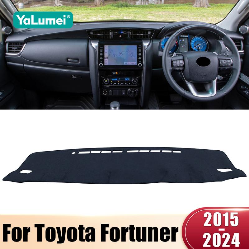 For Toyota Fortuner AN150 AN160 2015-2018 2024 Car Dashboard Cover trument Panel Non-slip Pad Mat