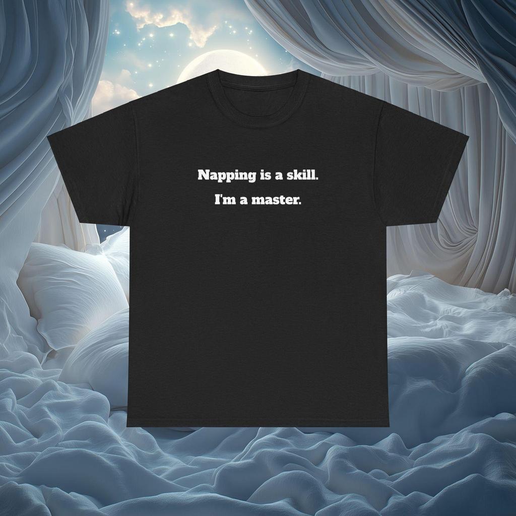Nap Tee, funny text, unisex t-shirt, 100% cotton