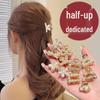 2024 Exquisite Small Claw Hair Clip for Women - Half Up, Side Bang, Fringe Styling