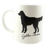 [M4013] - Ivory 'Golden Retriever' Mug