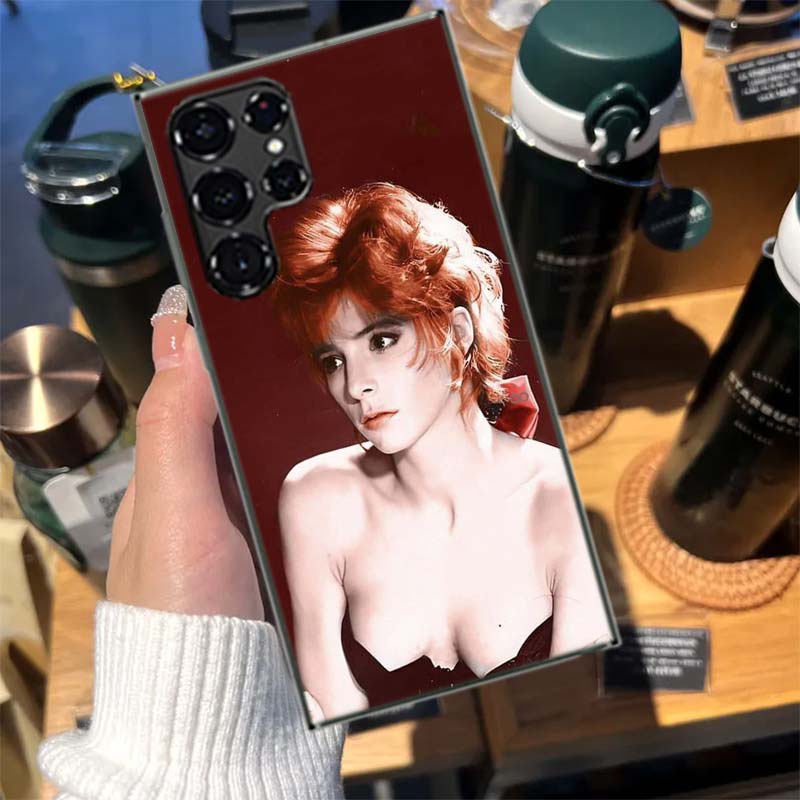 Чехол для телефона Mylene Farmer для Samsung Galaxy S26 Ultra S25 Edge S24 S23 FE S21 Plus S20 S22 S10 Чехол TPU Capa Shell Shockp