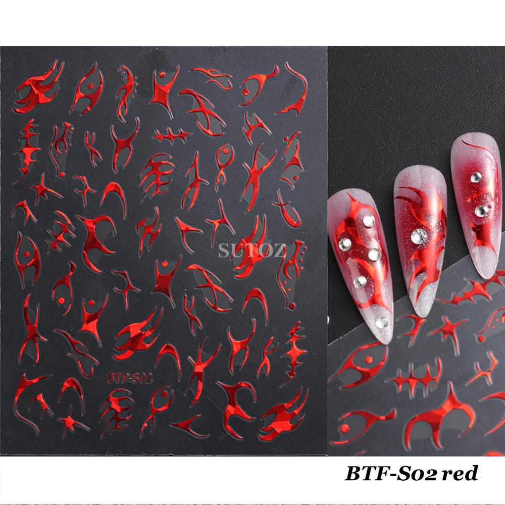 Наклейки для ногтей с геометрическим узором, сияющая звезда и луна, клейкие наклейки для ногтей