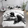 Комплект постельного белья Ink Splash Giant Panda King Queen Double Full Twin Single Size