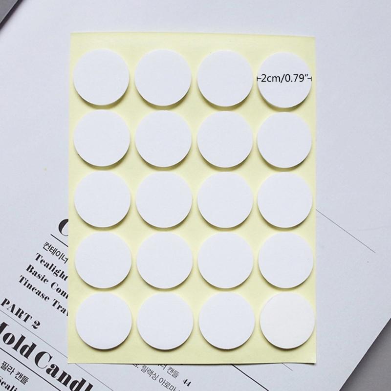 Надежные наклейки для фитилей свечей Легкие и эффективные крепления для фитилей Незаменимый инструмент для изготовления свечей  (Упаковка из 20 листов)
