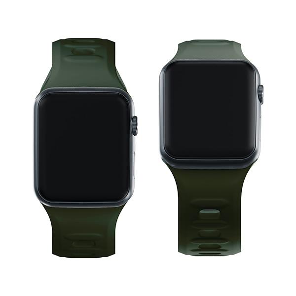 Pasek do Apple Watch 42mm 3MK Ciemnozielone