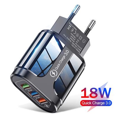 Быстрое зарядное устройство Usb Quick Charge 3.0 4.0 Универсальные настенные зарядные устройства для мобильных телефонов и планшетов для Iphone 14 Samsung Huawei Зарядное устройство