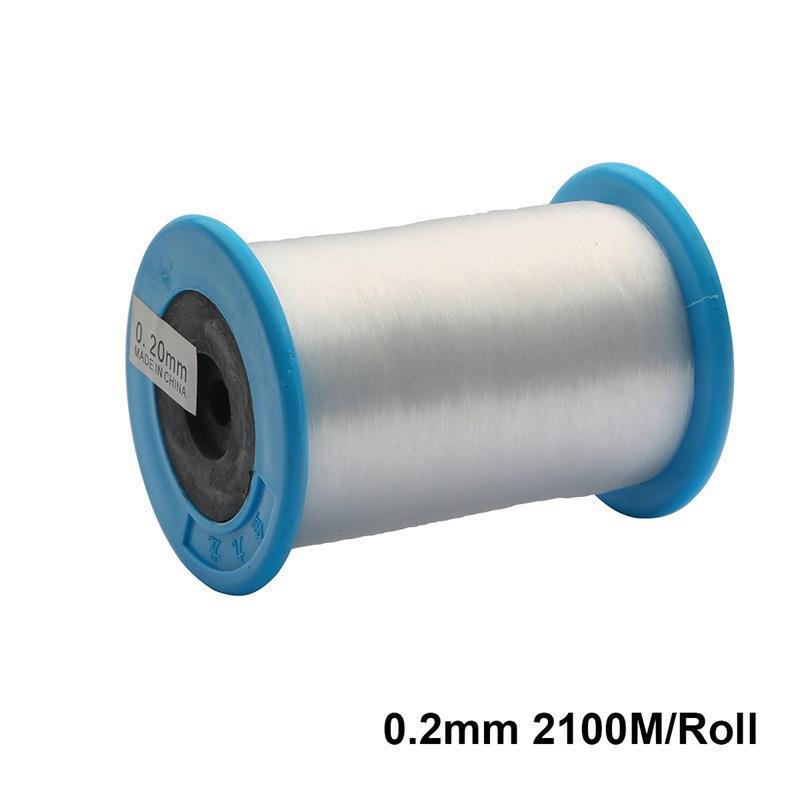 Прозрачная кристальная неэластичная леска для самостоятельного изготовления бисерных украшений