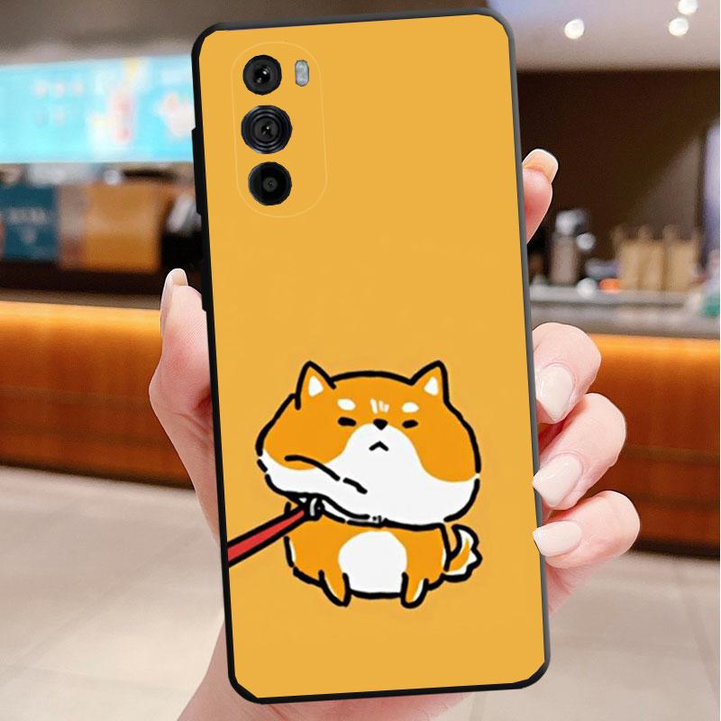 Phone Case For Motorola Edge 50 40 Pro 60 50 40 30 Ultra Neo Fusion Moto G85 G72 G53 G54 G84 G13 G32 Shiba Inu