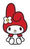 General Sticker Sanrio My Melody Wall Sticker X 1 Piece Red 18.7cm 11.5cm DW-006