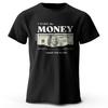 Футболка с принтом Funny Money, 100% хлопок, мягкая и дышащая, с круглым вырезом и коротким рукавом, унисекс, юмористический и необычный стиль