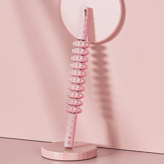 10 колес, массажный ролик, мышечная боль, облегчение боли, глубокое расслабление тканей, физиотерапия, нога, рука, живот, спина, роликовый массажер для всего тела, палка