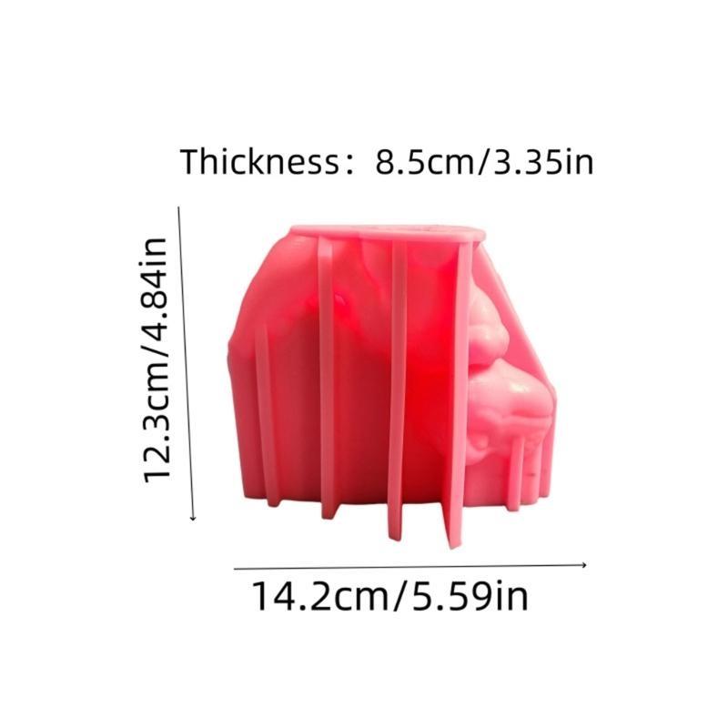 Silicone Mould Dinosaur Mould Decorations Lovely Animal Resin Molds Ornament Baking Molds for Chocolate Decorations