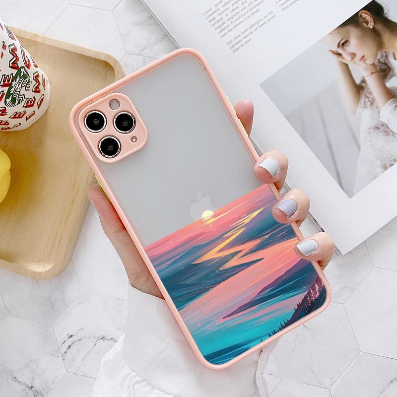 Чехол для телефона Акварельная живопись для IPhone 17 16 15 13 12 11 14 Pro Max X XS XR Max Акварель Морские волны Ударопрочные чехлы