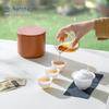 Nanshan Xiansheng Qiyun Ice Jade Ceramic Portable Quick Tea Set