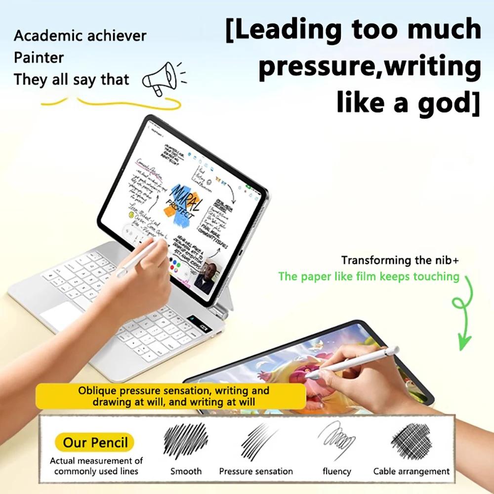 Стилус для iPad с сенсорным экраном и точным рисунком для pincel ipad, умная ручка для ipad pro M4 Air M2 2024, карандаш