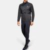 Under Armour Pick Up The Pace Solid Color Spliced Zip Collar Jacket Men Jacket Black 1317478-019