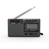 Портативное FM AM SW радио XHDATA D368 с высокой чувствительностью, DSP стерео, зарядкой Type-C, MP3-плеером, работает от батарей