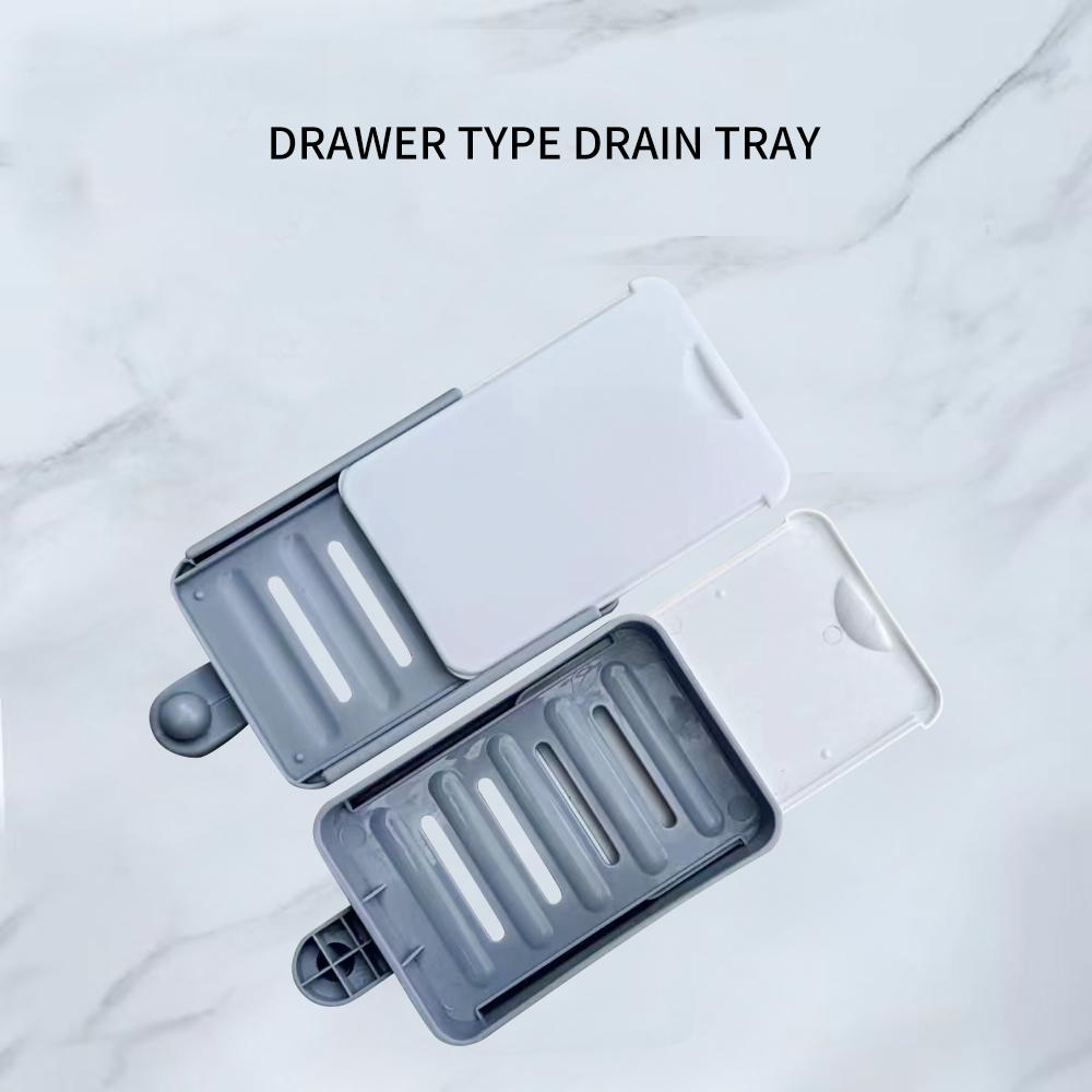 Многофункциональная настенная вращающаяся мыльница без отверстий для ванной комнаты и туалета, мыльница