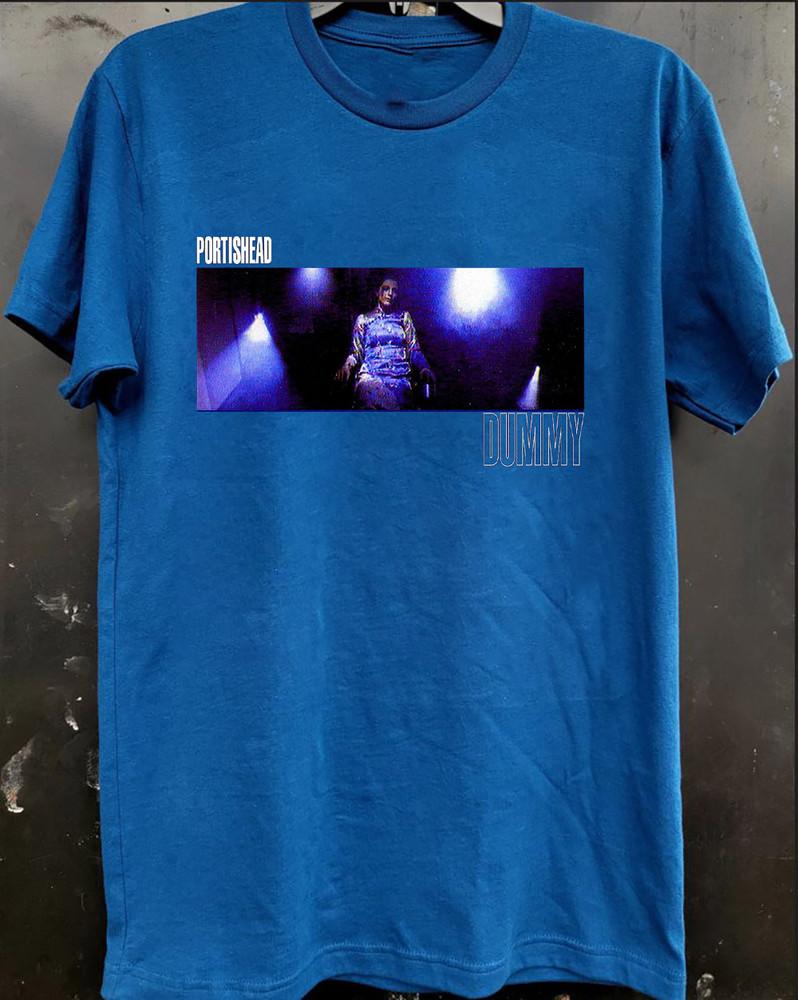 Редкая футболка Portishead's Dummy 25th Anniversary Blue Все размеры S-5XL Унисекс