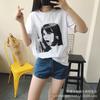 2017BF Style Portrait Print Short Sleeve T-Shirt