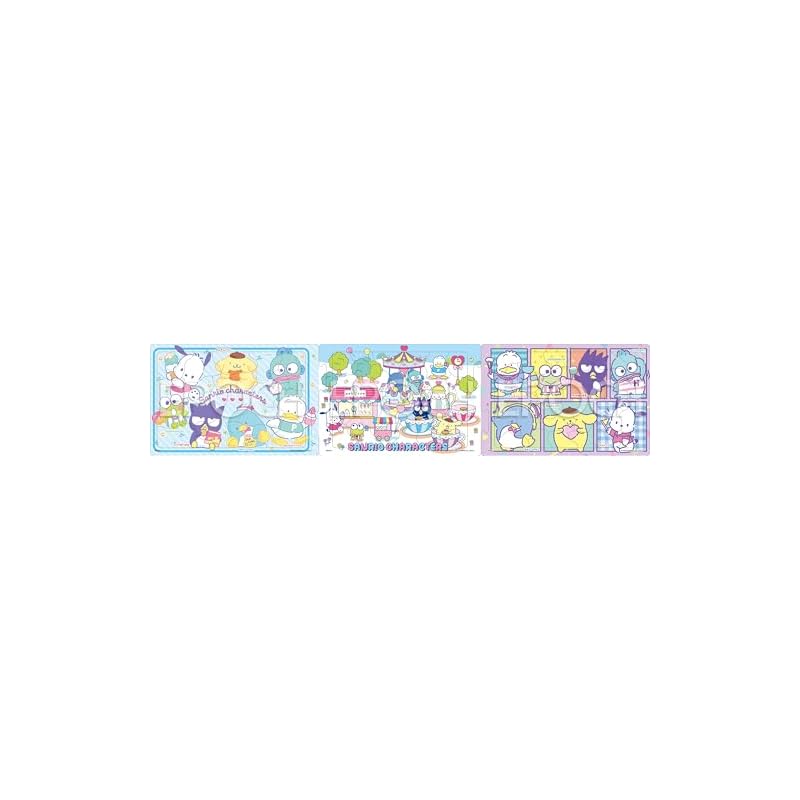 EPOCH Панорама Шаг Аполлона 24-214 Sanrio Boys 18/24/32 Детали, Шаг за Шагом с 3 Пазлами, Детский Пазл с Основой, Возраст 5+, Сертифицирован Знаком ST