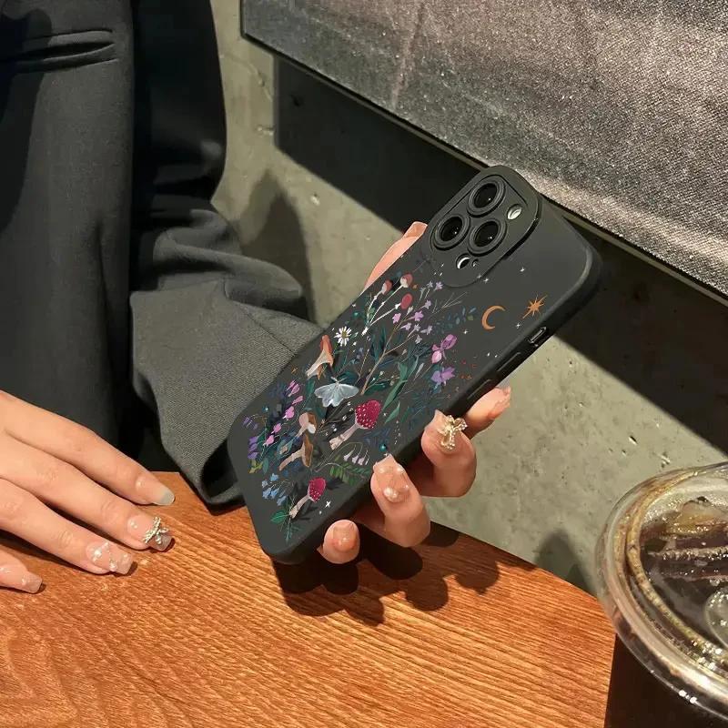 Чехол для телефона Quiet Night UV Printing для iPhone 15 Pro Max 14 13 12 11 XS X XR 7 8 15 Plus SE 2020, противоударный, мягкий, силиконовый чехол