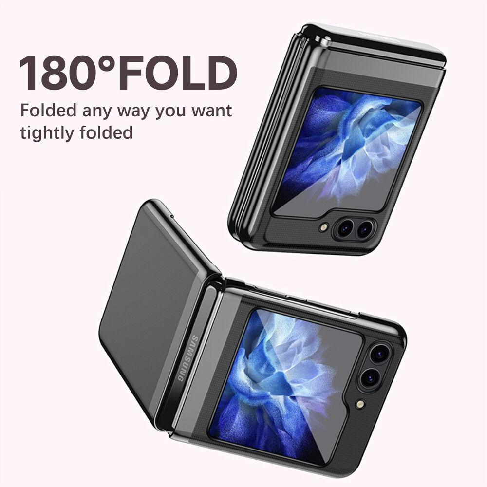 Прозрачный чехол-бампер с покрытием для Samsung Galaxy Z Flip 7 Z Flip7 FE Защитная крышка Ударопрочный Легкий Coque Fundas Capa