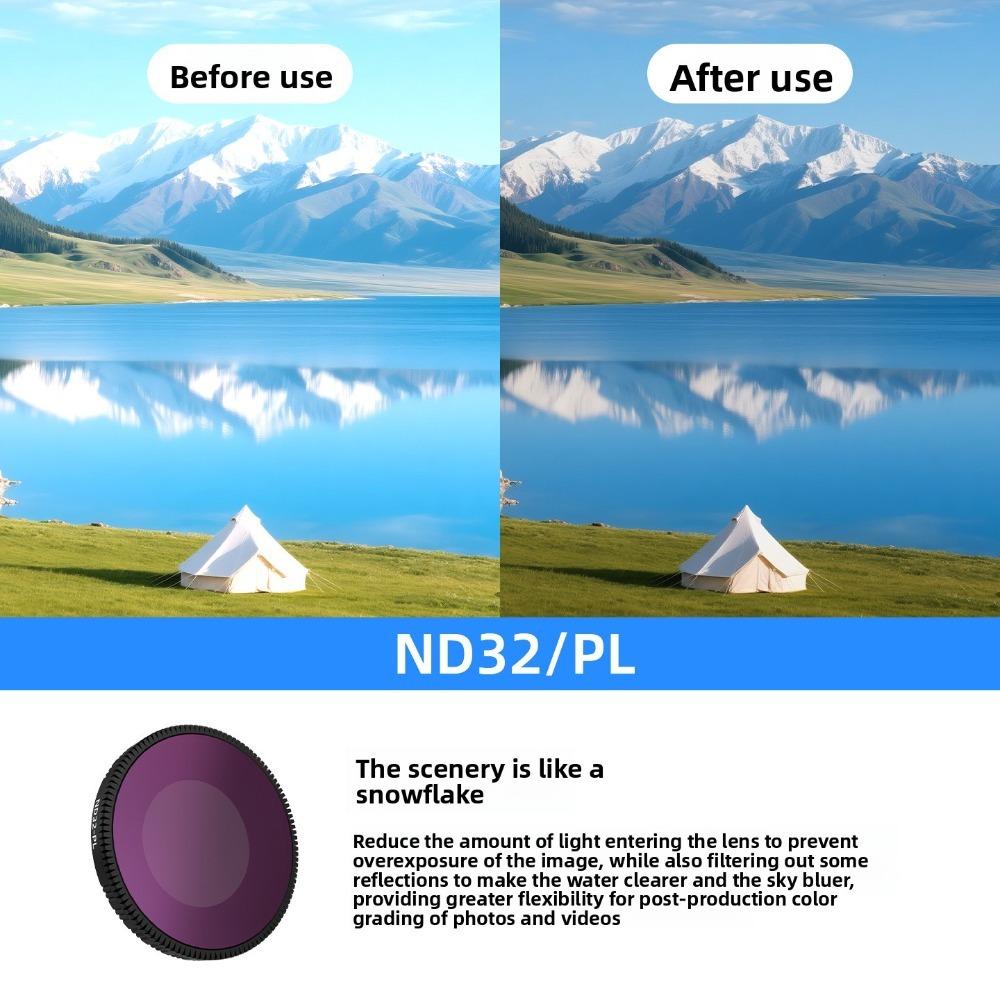 Многослойный фильтр для камеры PL/UV/ND8 ND16 ND32 Аксессуары Фильтр для объектива для DJI OSMO Nano