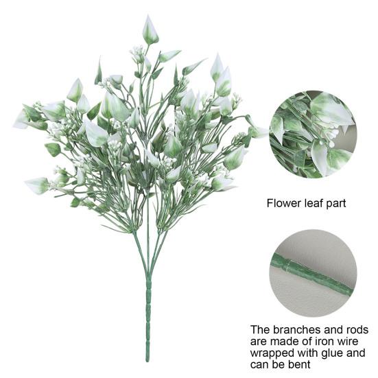 Очаровательное искусственное растение, экологически чистый длинный стебель, устойчивый к выцветанию